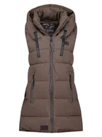 Kamizelki damskie - ANAPURNA Kamizelka pikowana "Dolbana" w kolorze brązowym - miniaturka - grafika 1