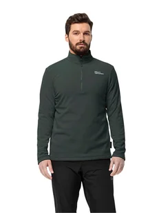 Jack Wolfskin Bluza polarowa "Taunus" w kolorze zielonym - Odzież trekkingowa męska - miniaturka - grafika 1