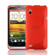 Etui i futerały do telefonów - Etui Do HTC Desire V Pokrowiec w PIEKŁA CZERWIEŃ Pokrowiec Ochronny Obudowa Case Cover TPU Cadorabo - miniaturka - grafika 1