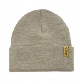 Czapki dla dzieci - Aliap Czapka dziecięca rozm .50-52 Beżowy Wełna merino 100% - miniaturka - grafika 1