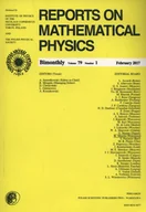 Fizyka i astronomia - Reports on Mathematical Physics 79/1 2017 - Praca zbiorowa - miniaturka - grafika 1
