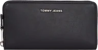 Portfele - Tommy Hilfiger Portfel Damski Tjw Academia Czarny - miniaturka - grafika 1