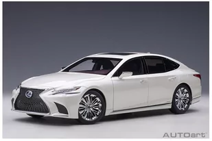 Autoart Lexus Ls 500H 2018 Sonic White Metallic 1:18 78866 - Samochody i pojazdy dla dzieci - miniaturka - grafika 1