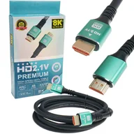 Kable - Kabel HDMI 2.1 ULTRA 3D High Speed 8K 60HZ 4k 120Hz HDR 3m - miniaturka - grafika 1