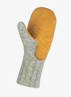 Rękawiczki - Łapawice Salewa Walk Wool Leather Mitt - grey - miniaturka - grafika 1