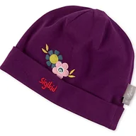 Czapki damskie - Sigikid Niemowlęta dziewczynka ekologiczna czapka beanie, fioletowa, 42 - miniaturka - grafika 1