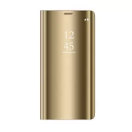 Etui i futerały do telefonów - Etui Smart Clear View do Samsung Galaxy A54 złote - miniaturka - grafika 1