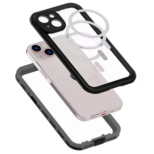 Etui Wodoodporne Alogy IP68 Case z przezroczystym tyłem Pancerna obudowa 360 do MagSafe do Apple iPhone 14 - Etui i futerały do telefonów - miniaturka - grafika 9