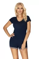 Piżamy damskie - Piżama Clara 1/2 Dark Blue - miniaturka - grafika 1