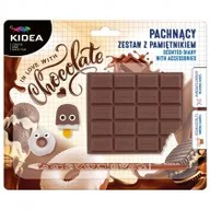 Szkolne artykuły papiernicze - Pachnący pamiętnik czekolada + akcesoria KIDEA - miniaturka - grafika 1