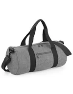 Torby podróżne - BagBase BG140 Original Barrel Bag / Torba podróżna 50 x 25 x 25 cm - Kolor: Grey Marl/Black - Rozmiar: 50 x 25 x 25 cm - miniaturka - grafika 1
