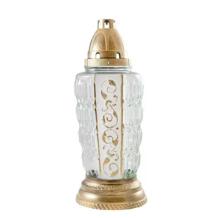 Znicz Z 498 28,5 cm złoty - Lampiony i znicze - miniaturka - grafika 1