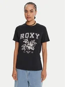 Koszulki i topy damskie - Roxy T-Shirt Oceanregular Poster ERJZT06017 Granatowy Regular Fit - miniaturka - grafika 1