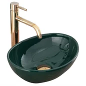 Umywalki - Rea Umywalka nablatowa Sofia mini green U0961 - miniaturka - grafika 1