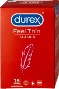 Durex Feel Thin Classic 18 pack - Prezerwatywy - miniaturka - grafika 1