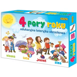 Adamigo ADAMIIGO Zest. Edukacyjny Pory Roku G-6205 - Gry planszowe - miniaturka - grafika 1