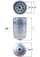 Filtry paliwa - Filtr paliwa Mahle KC 605D - miniaturka - grafika 1
