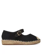 Espadryle damskie - DeeZee Espadryle Q88-512-1 Czarny - miniaturka - grafika 1