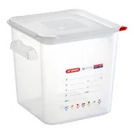 Pojemniki kuchenne - Pojemnik na produkty z polipropylenu z uchwytami 235x235x230 mm, 8 l ARAVEN, 11854 - miniaturka - grafika 1