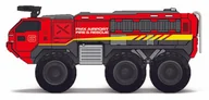 Kolekcjonerskie modele pojazdów - Maisto MI 21191-42 FM Quarry Monsters Lotniskowy pojazd ratunkowy czerwony - miniaturka - grafika 1