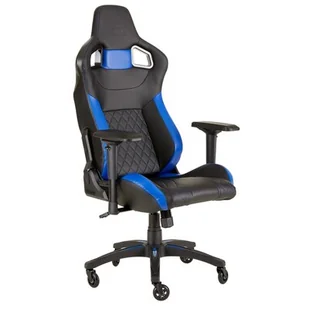 CORSAIR Corsair Fotel Gamingowy T1 RACE 2018 Czarny/Niebieski (CF-9010014-WW) - Fotele gamingowe - miniaturka - grafika 1