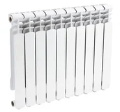 Grzejniki łazienkowe - Grzejnik aluminiowy biały żeberko Lider 75 - miniaturka - grafika 1