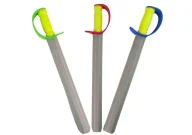 Zabawki militarne - Miecz rycerza z pianki MIX - Leantoys - miniaturka - grafika 1