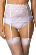 Akcesoria do bielizny - Mat 053/3 Carmela biały pas do pończoch - miniaturka - grafika 1