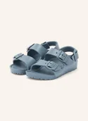 Sandały damskie - Birkenstock Sandały Milano grau - miniaturka - grafika 1