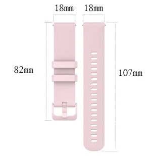 Pasek uniwersalny Alogy Strap z klamrą na smartwatch zegarek 18mm różowy - Akcesoria do smartwatchy - miniaturka - grafika 5