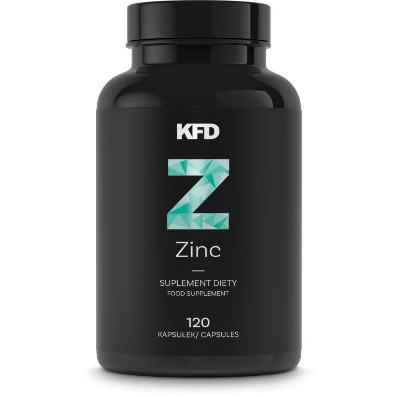 KFD Zinc - 120 kapsułek cynk organiczny wsparcie odporności