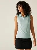 Koszulki i topy damskie - Regatta Funkcyjny top polo "Tima II" w kolorze turkusowym - miniaturka - grafika 1