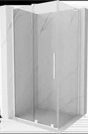 Kabiny prysznicowe - Mexen Velar L kabina prysznicowa rozsuwana 120x80 cm, transparent, biała - 871-120-080-03-20 - miniaturka - grafika 1
