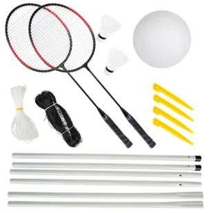 ENERO Zestaw do siatkówki plażowej i badmintona ENERO 1036359 - Badminton - miniaturka - grafika 1