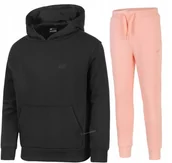 Dresy męskie - 4F OCIEPLANY DZIEWCZÄCY DRES KOMPLET BLUZA SPODNIE / rozm 158 - miniaturka - grafika 1