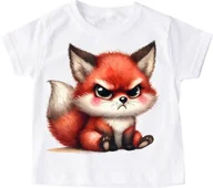 Koszulki dla dziewczynek - koszulka dla dziecka angryanimals8 - miniaturka - grafika 1