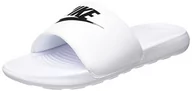 Kapcie damskie - NIKE Męskie kapcie Victori One Kapcie, białe/czarno-białe, 7 UK, Biały czarny biały, 41 EU - miniaturka - grafika 1