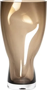 Wazon pogięty Squeeze 23 cm brązowy - Wazony i flakony - miniaturka - grafika 1