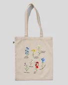 Torby i wózki na zakupy - Torba bawełniana na zakupy KWIATY POLNE - miniaturka - grafika 1