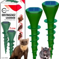 Zwalczanie i odstraszanie szkodników - Carruzzo K751D3 ODSTRASZACZ KRETÓW SOLARNY WKRĘCANY 2szt - miniaturka - grafika 1