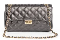 Torebki damskie - Torebka skórzana na ramię - pikowana - miniaturka - grafika 1