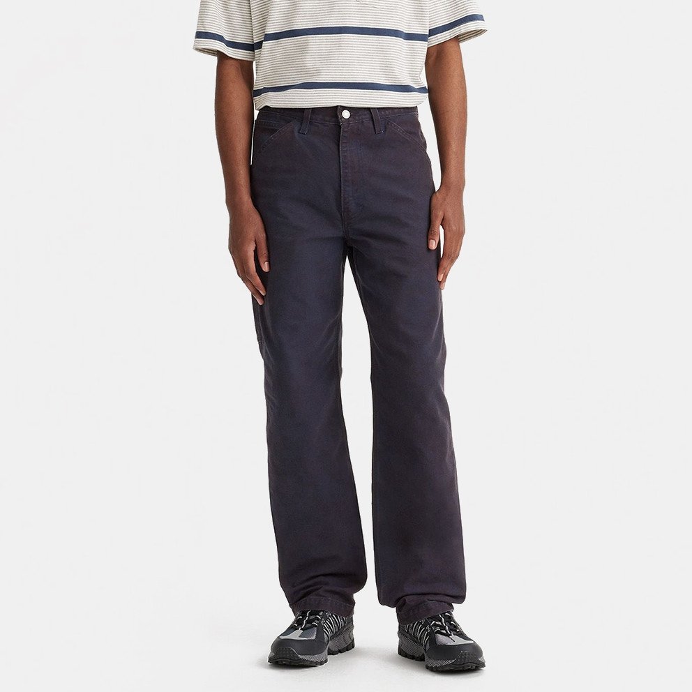 LEVI'S JEANSY PROSTE GRANATOWE Z BAWEŁNY 100 PROCENT 32/32 XTA