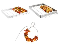 Akcesoria do grilla - GRILLMEISTER Zestaw szpikulców do grilla, stal nierdzewna - miniaturka - grafika 1