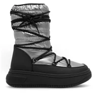 Śniegowce damskie - Śniegowce Jenny Fairy SENA SK23028-02 Srebrny - miniaturka - grafika 1