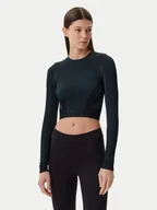 Koszulki i topy damskie - Reebok Koszulka techniczna LAB Seamless 118570 Czarny Slim Fit - miniaturka - grafika 1