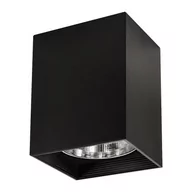 Lampy sufitowe - Polux Oprawa natynkowa metalowa kwadratowa JUPITER K11 czarna 307798 - miniaturka - grafika 1