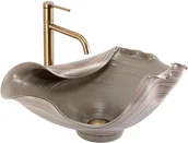 Umywalki - Umywalka nablatowa Rea HM-17 Handmade ART - miniaturka - grafika 1