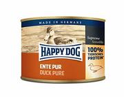 Mokra karma dla psów - Happy Dog Fleisch Dosen Ente Pur, 200G, 12Er Pack (12 X 200 G) - miniaturka - grafika 1