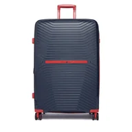 Walizki - Walizka duża Beverly Hills Polo Club BHPC-WAL-005-L Granatowy - miniaturka - grafika 1