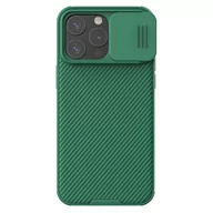 Szkła hartowane na telefon - Etui Nillkin CamShield Pro Magnetic Case Apple iPhone 15 Pro zielone - miniaturka - grafika 1